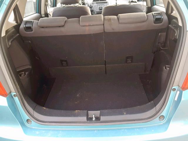 JHMGE8H36DC048280 - 2013 HONDA FIT BLUE photo 9