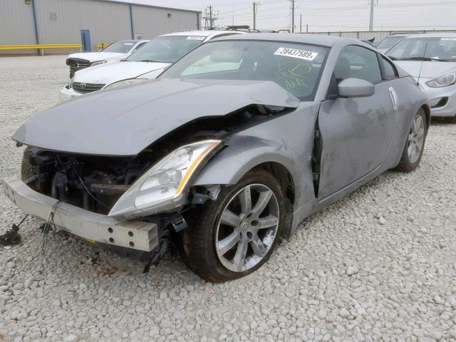 JN1AZ34E84T051268 - 2004 NISSAN 350Z COUPE SILVER photo 2