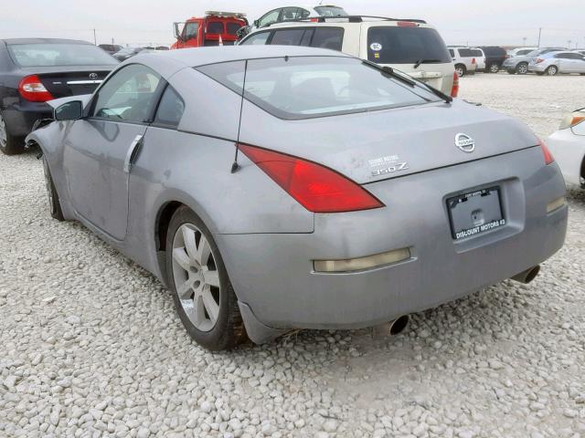 JN1AZ34E84T051268 - 2004 NISSAN 350Z COUPE SILVER photo 3