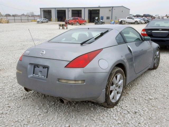 JN1AZ34E84T051268 - 2004 NISSAN 350Z COUPE SILVER photo 4