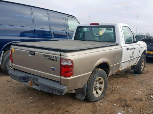 1FTYR10C2YPB26419 - 2000 FORD RANGER WHITE photo 4