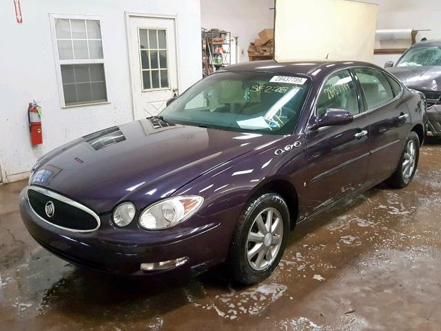 2G4WC582671128418 - 2007 BUICK LACROSSE C PURPLE photo 2