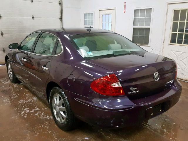 2G4WC582671128418 - 2007 BUICK LACROSSE C PURPLE photo 3