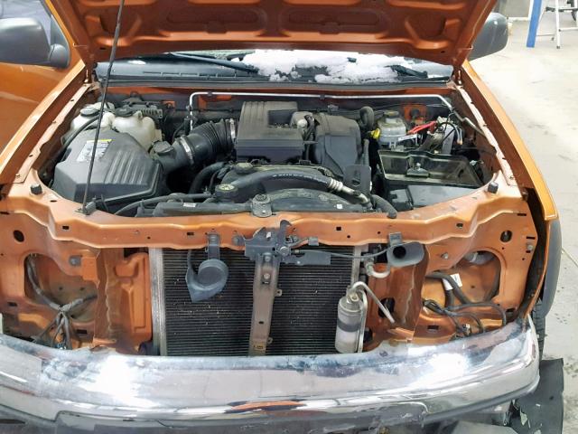 1GCDS196158152046 - 2005 CHEVROLET COLORADO ORANGE photo 7