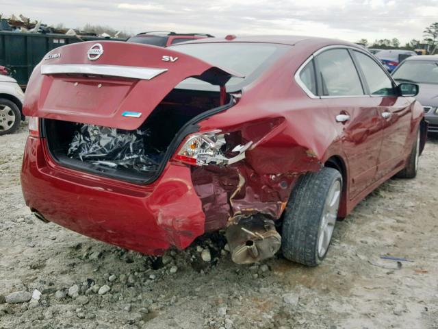 1N4AL3APXDN485075 - 2013 NISSAN ALTIMA RED photo 4