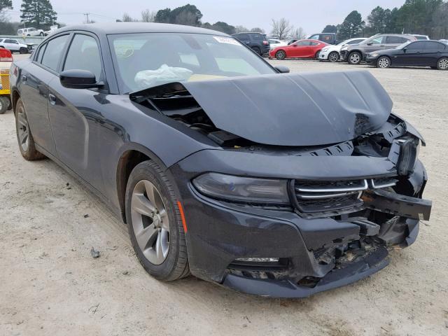 2C3CDXHG4GH174014 - 2016 DODGE CHARGER SX BLACK photo 1