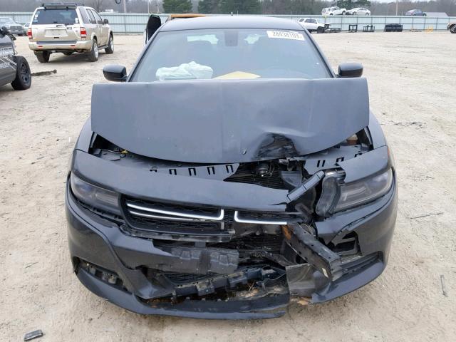 2C3CDXHG4GH174014 - 2016 DODGE CHARGER SX BLACK photo 7