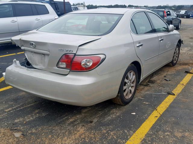 JTHBF30G430092724 - 2003 LEXUS ES 300 SILVER photo 4