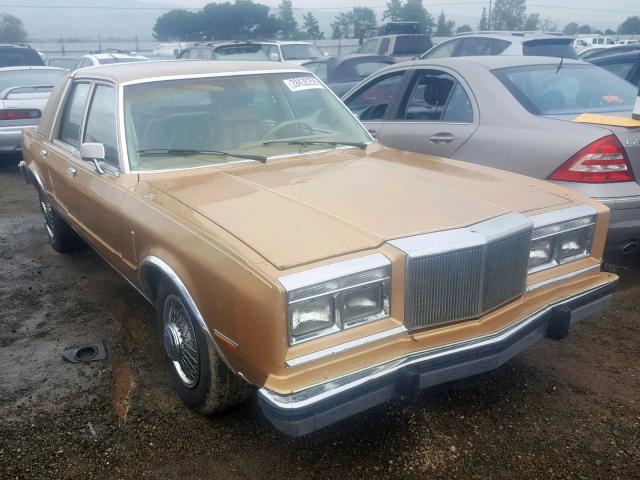 1C3BF66P2HX761585 - 1987 CHRYSLER FIFTH AVEN GOLD photo 1