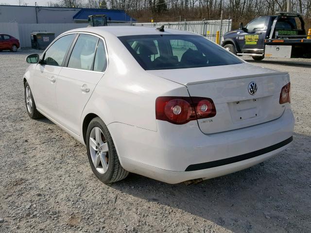 3VWRL7AJ5AM159378 - 2010 VOLKSWAGEN JETTA TDI WHITE photo 3