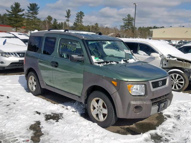 5J6YH28524L016593 - 2004 HONDA ELEMENT EX GREEN photo 1