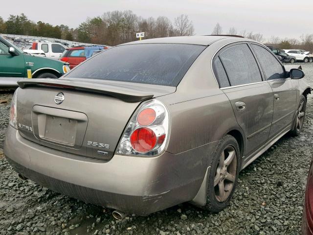 1N4BL11D05N900808 - 2005 NISSAN ALTIMA SE BEIGE photo 4