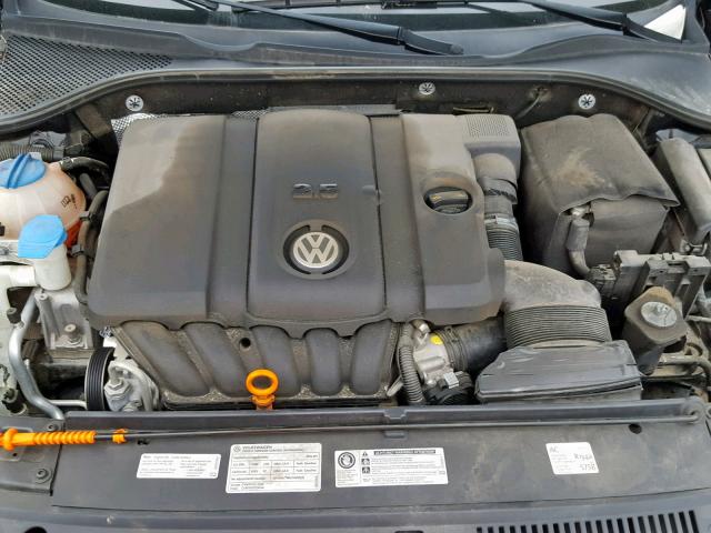 1VWAP7A32CC081293 - 2012 VOLKSWAGEN PASSAT S BLACK photo 7