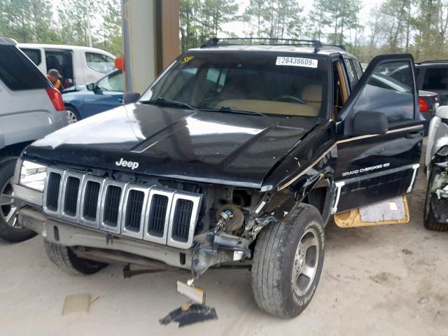 1J4FX48S4WC218379 - 1998 JEEP GRAND CHER BLACK photo 2