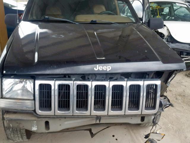 1J4FX48S4WC218379 - 1998 JEEP GRAND CHER BLACK photo 8