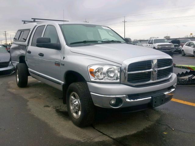 1D7KS28D07J596503 - 2007 DODGE RAM 2500 S SILVER photo 1