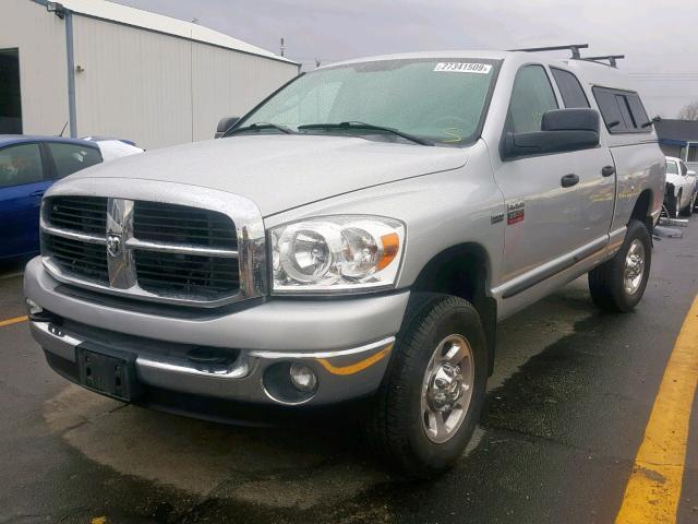 1D7KS28D07J596503 - 2007 DODGE RAM 2500 S SILVER photo 2