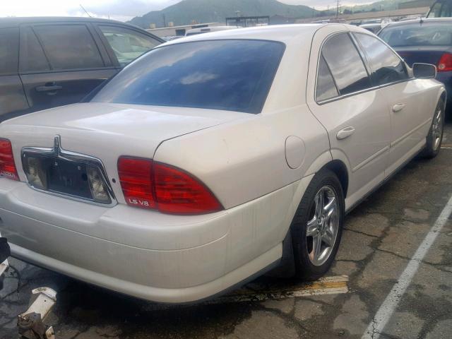 1LNHM87A41Y698423 - 2001 LINCOLN LS WHITE photo 4