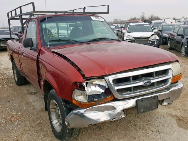 1FTYR10C5XUA00720 - 1999 FORD RANGER RED photo 1
