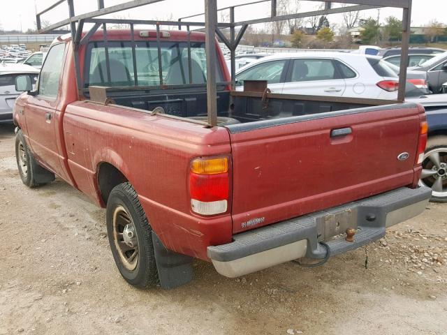 1FTYR10C5XUA00720 - 1999 FORD RANGER RED photo 3