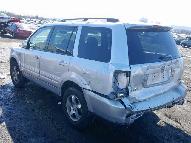 5FNYF18368B054034 - 2008 HONDA PILOT SE SILVER photo 3