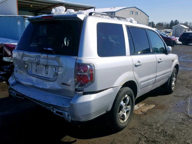 5FNYF18368B054034 - 2008 HONDA PILOT SE SILVER photo 4