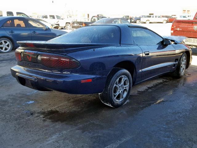 2G2FS22K222160336 - 2002 PONTIAC FIREBIRD BLUE photo 4