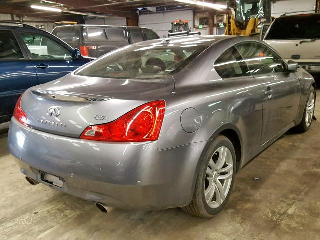 JN1CV6EL5AM150462 - 2010 INFINITI G37 GRAY photo 4