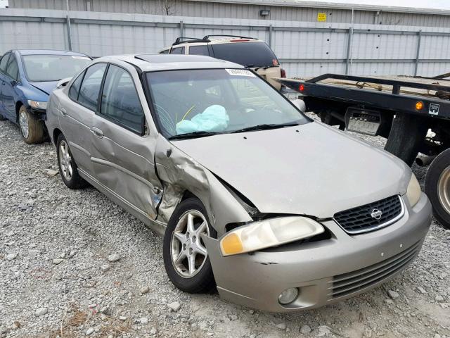 3N1BB51D21L129205 - 2001 NISSAN SENTRA SE GOLD photo 1