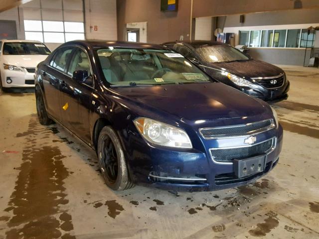 1G1ZH57B084223172 - 2008 CHEVROLET MALIBU 1LT BLUE photo 1