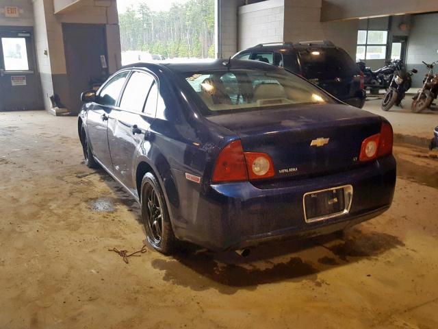 1G1ZH57B084223172 - 2008 CHEVROLET MALIBU 1LT BLUE photo 3