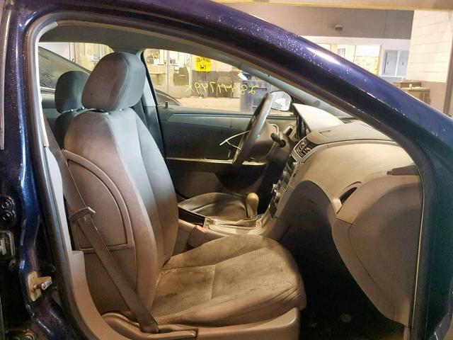 1G1ZH57B084223172 - 2008 CHEVROLET MALIBU 1LT BLUE photo 5