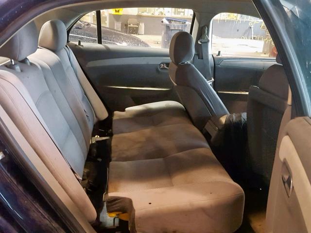 1G1ZH57B084223172 - 2008 CHEVROLET MALIBU 1LT BLUE photo 6