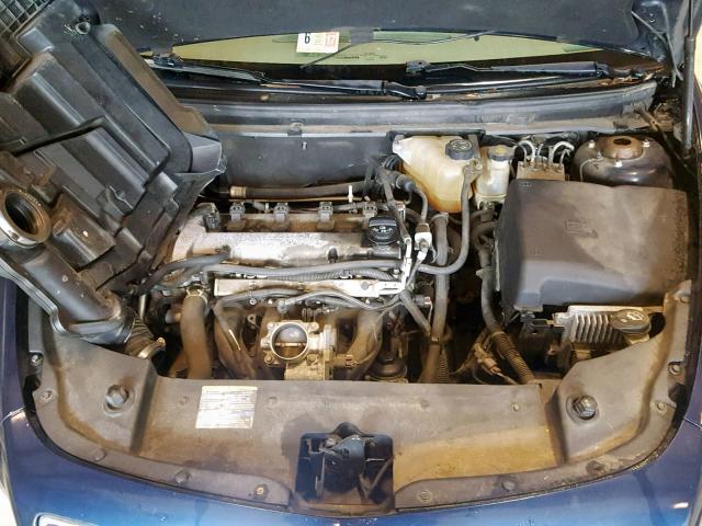 1G1ZH57B084223172 - 2008 CHEVROLET MALIBU 1LT BLUE photo 7