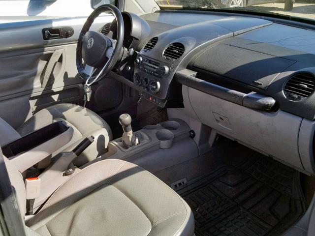 3VWCT21C71M405048 - 2001 VOLKSWAGEN NEW BEETLE SILVER photo 5