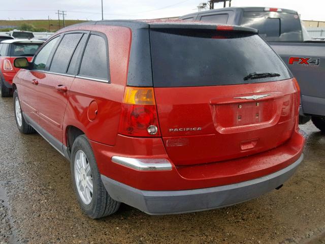 2C8GM684X4R546120 - 2004 CHRYSLER PACIFICA RED photo 3