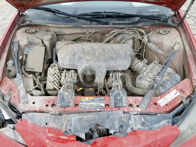 2G2WP552X61297244 - 2006 PONTIAC GRAND PRIX RED photo 7