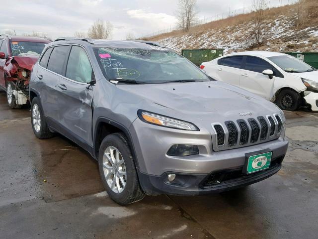 1C4PJMCS7GW294407 - 2016 JEEP CHEROKEE L SILVER photo 1