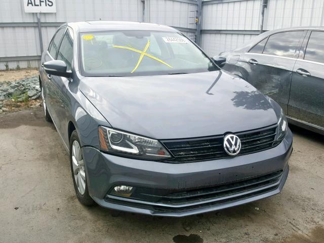 3VWL17AJ7GM359571 - 2016 VOLKSWAGEN JETTA SEL GRAY photo 1