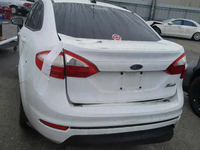 3FADP4AJ4GM167518 - 2016 FORD FIESTA S WHITE photo 9