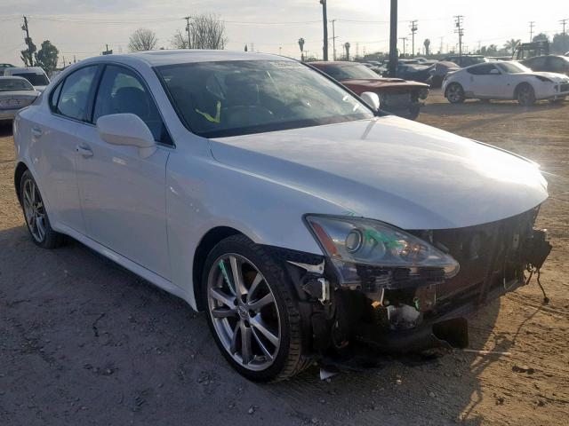 JTHBK262585065303 - 2008 LEXUS IS 250 WHITE photo 1