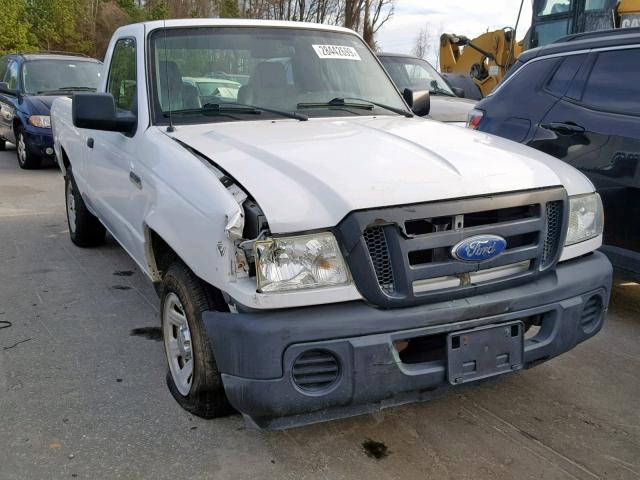 1FTYR10D49PA38501 - 2009 FORD RANGER WHITE photo 1