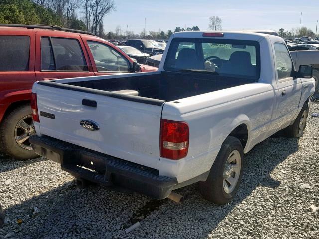 1FTYR10D49PA38501 - 2009 FORD RANGER WHITE photo 4