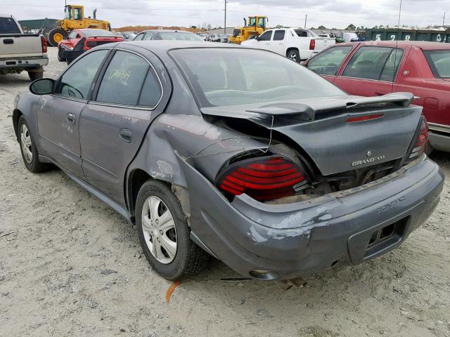 1G2NE52E45M113337 - 2005 PONTIAC GRAND AM S GRAY photo 3