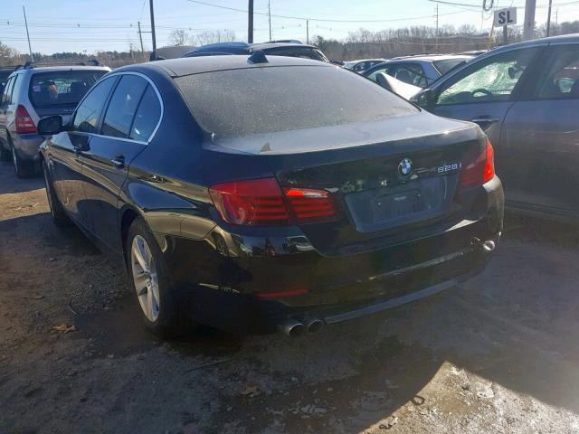 WBAXH5C57CDW04411 - 2012 BMW 528 XI BLACK photo 3