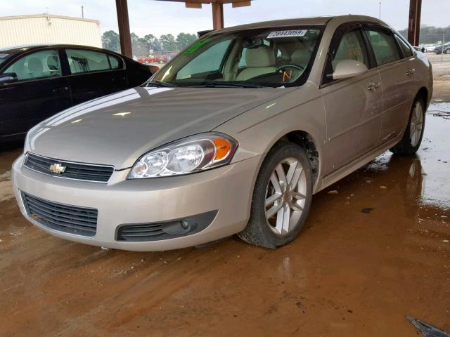 2G1WU57M091163388 - 2009 CHEVROLET IMPALA LTZ GOLD photo 2