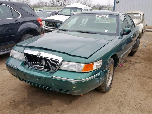 2MEFM75W81X688531 - 2001 MERCURY GRAND MARQ GREEN photo 2