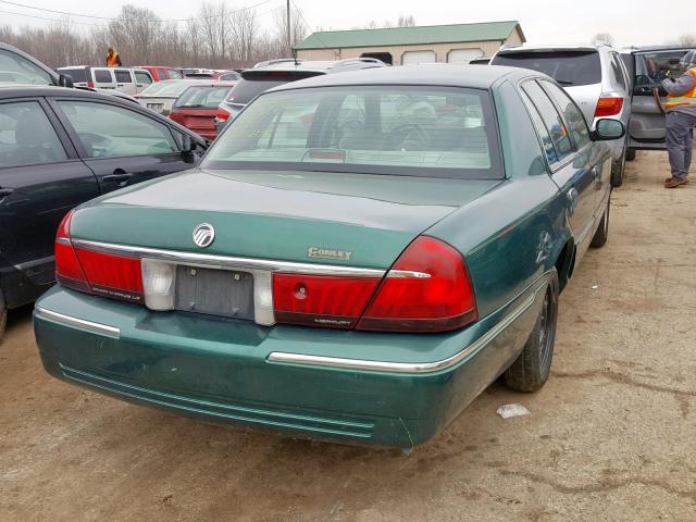 2MEFM75W81X688531 - 2001 MERCURY GRAND MARQ GREEN photo 4