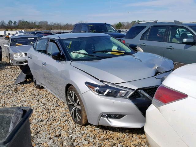 1N4AA6AP3JC394003 - 2018 NISSAN MAXIMA 3.5 SILVER photo 1