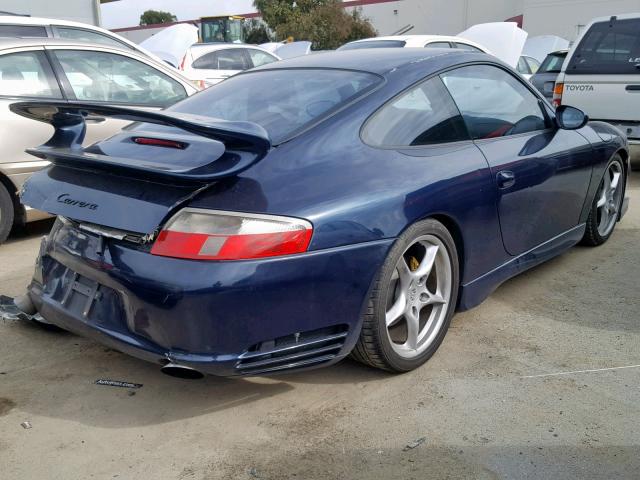 WP0AA299XXS620710 - 1999 PORSCHE 911 CARRER BLUE photo 4